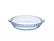 Pyrex Bake & Enjoy Glass Cake Dish with Handles (1.3L / 26 x 23cm)